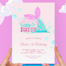 Search for rainbow mermaid invitations Pink