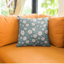 Search for teal leaves cushions Flower