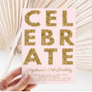 Search for bold birthday invitations Pink