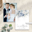 Search for dusty blue wedding thank you cards Elegant