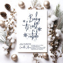 Search for winter baby boy shower invitations Snowflake
