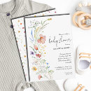 Search for spring baby shower invitations Elegant script calligraphy