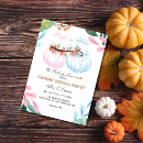 Search for pumpkin gender reveal invitations Pink or blue