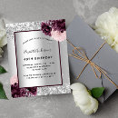 Search for burgundy and silver birthday invitations Pink