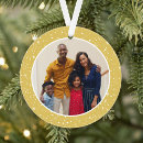 Search for portraits on christmas tree decorations Family