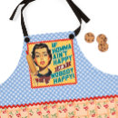 Search for funny housewife aprons Vintage