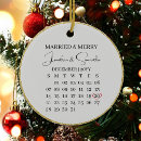 Search for first date christmas tree decorations Married and merry