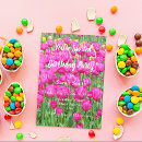 Search for tulip birthday invitations Pink tulips