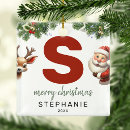 Search for letter s christmas tree decorations Keepsake