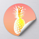 Search for golden fruit stickers Tropical