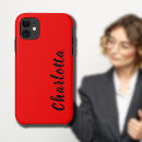Search for solid red iphone cases Typography