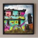 Search for pink and teal canvas prints Yellow