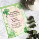 Search for clover baby shower invitations Leprechaun