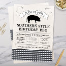 Search for southern birthday invitations Rustic
