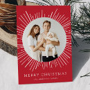 Search for contemporary christmas cards Red