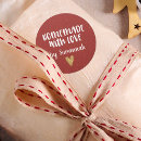 Search for homemade christmas stickers Rustic