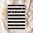 Search for black and white stripe graduation invitations Trendy