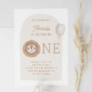 Search for minimalist 1st birthday invitations Boho