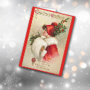 Search for victorian woman christmas cards Old fashioned