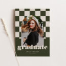Search for classic graduation invitations Retro