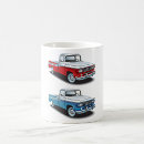 Search for antique pickup truck mugs Red