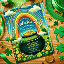 Search for pot of gold invitations Shamrock