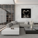 Search for heart shaped canvas prints Water