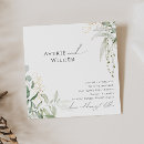 Search for ferns square invitations Bride