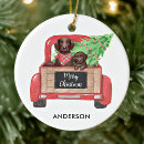 Search for chocolate christmas tree decorations Labrador retriever
