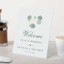 Search for modern wedding tabletop signs Greenery