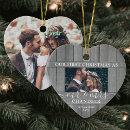 Search for rustic wedding christmas tree decorations Mr and mrs