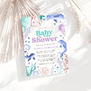 Search for bubble baby shower invitations Ocean