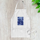 Search for flowers aprons Purple floral