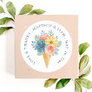 Search for spring wedding stickers Chic