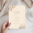 Search for elegant floral baby shower invitations Boho