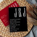 Search for red black wedding invitations Minimalist