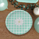 Search for green gingham plates Check