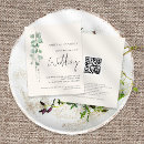 Search for cream and sage wedding invitations Qr code