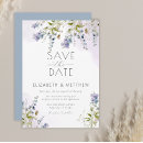 Search for blue flower save invitations Wildflower