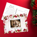 Search for red return address postcards Merry christmas