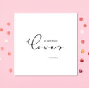 Search for sayings wedding napkins White