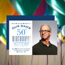 Search for fathers 50th birthday invitations Fifty