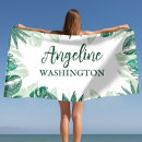 Search for monstera beach towels Green foliage