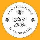 Search for bee wedding stickers Honey