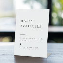 Search for masks wedding signs Black and white