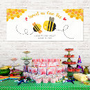 Search for bee baby shower banners Sweet as can bee