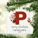 Search for letter p christmas tree decorations Keepsake