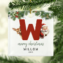 Search for letter w christmas tree decorations Keepsake