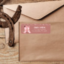 Search for rodeo return address labels Pink