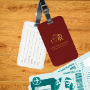Search for wine luggage tags Monogrammed